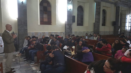 Viernes 18 de marzo del 2016. Conferencia en Apizaco, Tlaxcala, Iglesia de San Miguel Arcngel. 