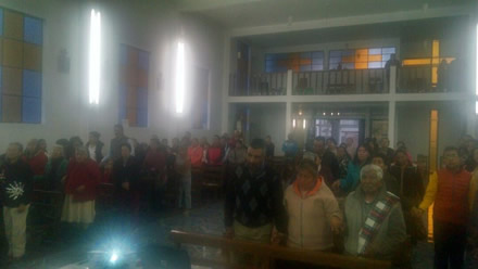 Viernes 25 de noviembre de 2016, 17:00 hrs. Toluca, Estado de Mxico, Parroquia Capellania Santa Maria Magdalena