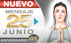 Mensaje de nuestra SeÃ±ora MarÃ­a Reina de la Paz del 25 de junio del 2022 a Marija - 41Â° Aniversario.