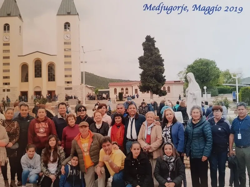 Grupo de peregrinos